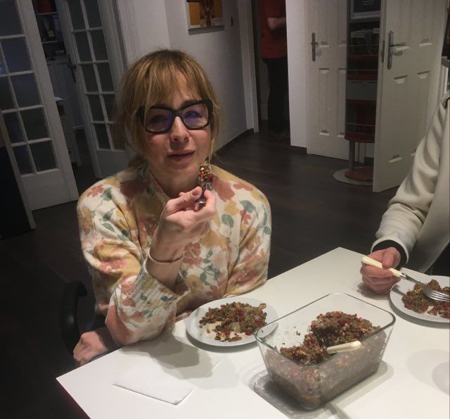 Gránátalmás belugalencse saláta (Ónodi Eszter)