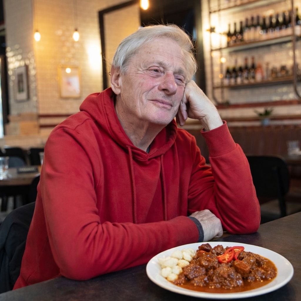 Vörösboros őzragu polentával (Bálint András)