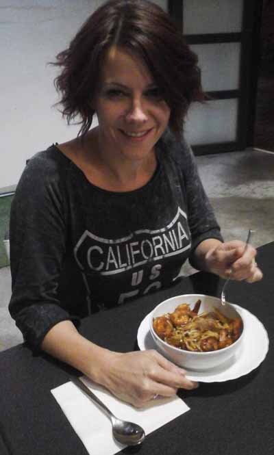 Garnélás, fokhagymás tészta (Polyák Lilla)