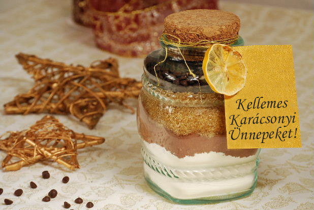 Karácsonyi ajándék muffin