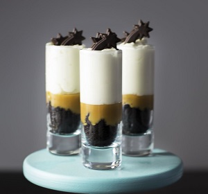 Oreos mascarponés sós karamellkrém