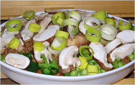 Tavaszi zöldséges rakottas