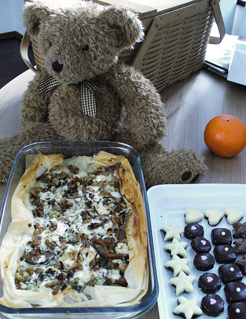 Körtés gorgonzolás tartlet (Rost Andrea)