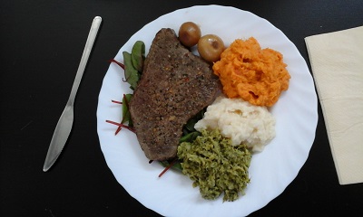 Bálint András - Tökéletes steak zöldség pürékkel